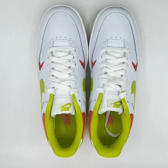 Women's  Nike Gamma Force White Bright Cactus HJ7338 100 - Sz 10(Men 8.5) NEW - Picture 7 of 11